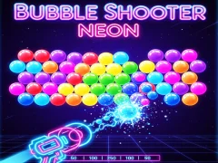 بازی Bubble Shooter Neon آنلاین