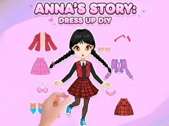 بازی Anna's Story: Dress Up DIY آنلاین