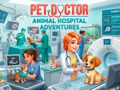 بازی Pet Doctor Animal Hospital Adventure آنلاین