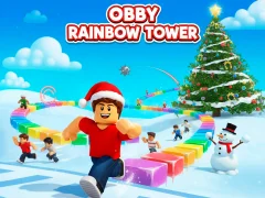 بازی Obby Rainbow Tower آنلاین