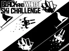 بازی Black and White Ski Challenge آنلاین