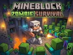 بازی Mineblock Zombie Survival آنلاین