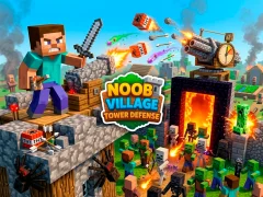 بازی Noob Village Tower Defense آنلاین