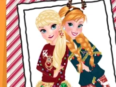 بازی Sisters Ugly Xmas Sweater آنلاین