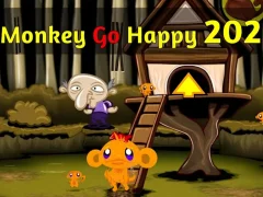بازی Monkey Go Happy Stage 202 آنلاین