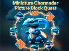 بازی Miniature Charmander Picture Block Quest آنلاین