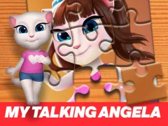 بازی My Talking Angela Jigsaw Puzzle آنلاین