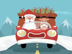 بازی Santa Giving Presents Jigsaw آنلاین