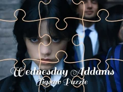 بازی Wednesday Addams Jigsaw Puzzle آنلاین