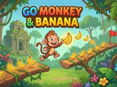 بازی Go monkey & Banana آنلاین
