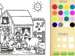 بازی Farm Coloring Book For Kids آنلاین