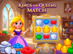 بازی Kings and Queens Match آنلاین