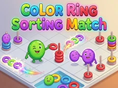 بازی Color Ring Sorting Match آنلاین