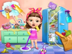 بازی Sweet Baby Girl Cleanup Messy House آنلاین