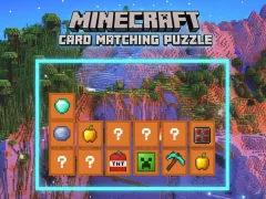بازی Minecraft Card Matching Puzzle آنلاین