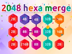 بازی 2048 Hex Chain Merge آنلاین
