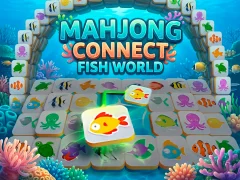 بازی Mahjong Connect Fish World آنلاین