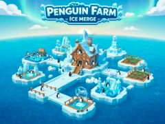 بازی Penguin Farm - Ice Merge آنلاین