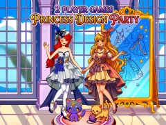 بازی 2 Player Games Princess Design Party آنلاین