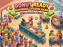بازی Donut Ready Business Tycoon Game آنلاین