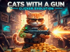 بازی Cats with a Gun Clicker Evolution آنلاین