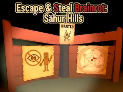 بازی Escape & Steal Brainrot: Sahur Hills آنلاین