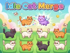 بازی Idlle Cat Merge آنلاین