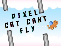 بازی Pixel cat can't fly آنلاین