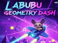بازی Labubu Geometry Dash آنلاین