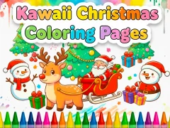 بازی Kawaii Christmas Coloring Pages آنلاین