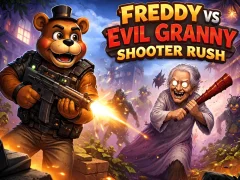 بازی Freddy vs Evil Granny Shooter Rush آنلاین