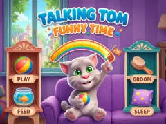 بازی Talking Tom Funny Time آنلاین