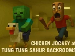 بازی Chicken Jockey at Tung Tung Sahur Backrooms آنلاین