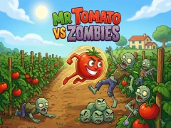 بازی Mr Tomato VS Zombies آنلاین