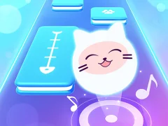 بازی Music Cat! Piano Tiles Game 3D آنلاین