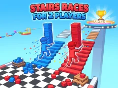 بازی Stairs Races For 2 Players آنلاین