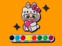 بازی Labubu Coloring Adventure آنلاین