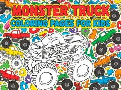 بازی Monster Truck Coloring Pages For Kids آنلاین