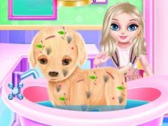 بازی Baby Elsa Puppy Surgery آنلاین
