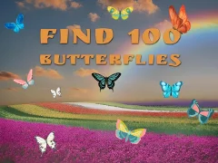 بازی Find 100 butterflies آنلاین