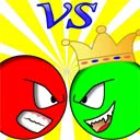بازی Red ball vs green king آنلاین