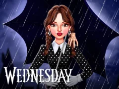 بازی Celebrity Wednesday Addams Style آنلاین