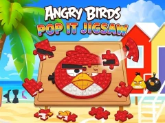 بازی Angry Birds Pop It Jigsaw آنلاین
