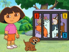 بازی Dora The explorer Dora's Puppy Adventure آنلاین