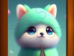 بازی Cute Cat Jigsaw Puzzle آنلاین