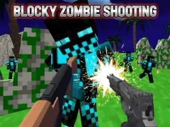 بازی Blocky Zombie Shooting آنلاین