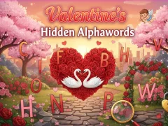 بازی Valentine's Hidden Alphawords آنلاین