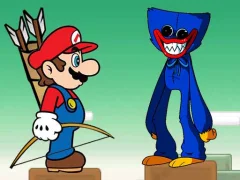 بازی Mario vs Huggy Wuggy آنلاین