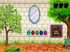 بازی White Brick Backyard Escape آنلاین