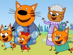 بازی Cat Family Educational Games آنلاین